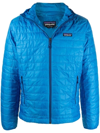 Patagonia Nano Puff Water Resistant Jacket In Superior Blue