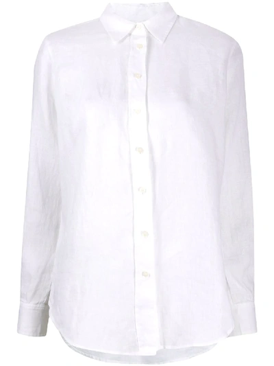Polo Ralph Lauren Relaxed Fit Ls Linen Shirt In White