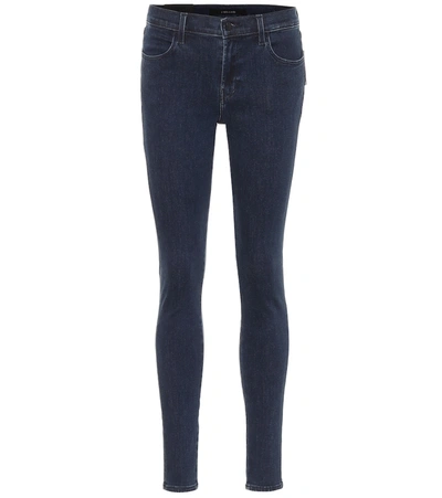 J Brand Alana High Rise Crop Skinny Jeans - Fix In Blue