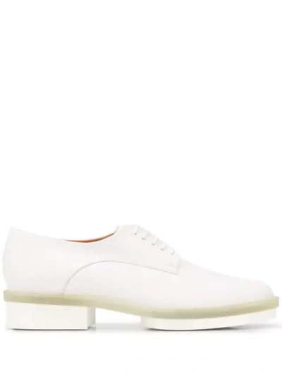 Robert Clergerie Roma 35mm Platform Shoes In White