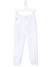 Philipp Plein Kids' Logo Track Trousers In White