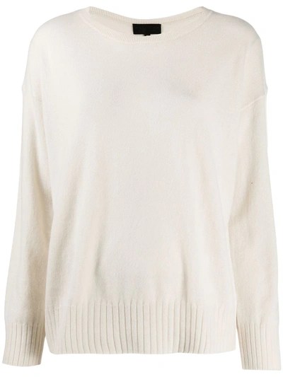 Nili Lotan Sirena Wool Sweater In White