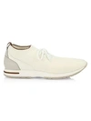 Loro Piana Flexy Walk Knit Runners In White