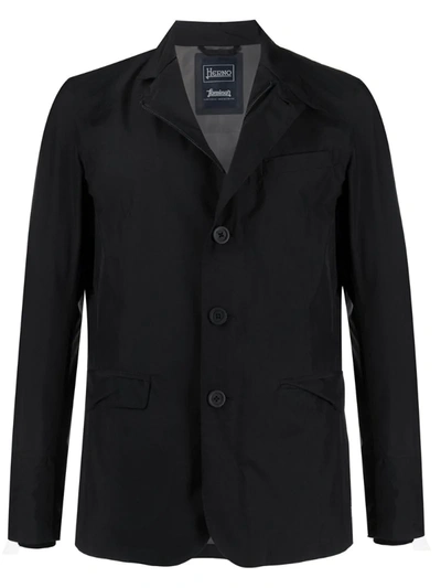 Herno Technical Blazer In Black