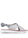 Camper Oruga Crossover Sandals In Grey