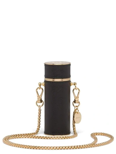 Prada Necklace Lipstick Case In Black