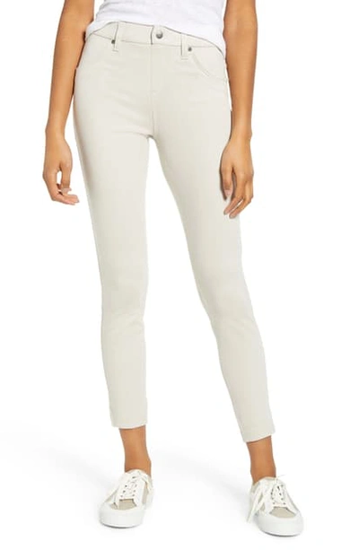 Hue High Waist Ultrasoft Denim Skimmer Pants In Pumice Stone