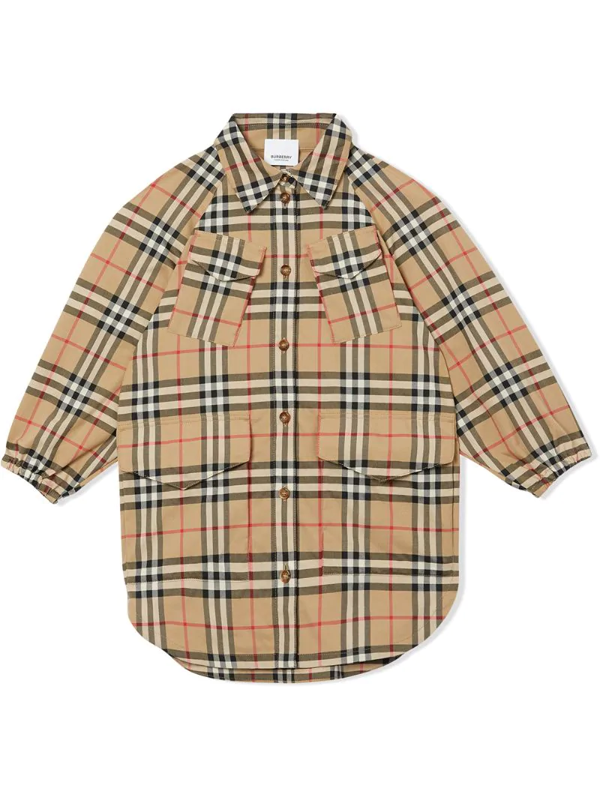burberry big check shirt