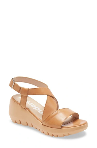 Wonders D-9005 Sandal In Sand Leather