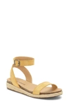 Lucky Brand Garston Espadrille Sandal In Golden Rod Leather