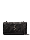 Saint Laurent Jamie Studded Baguette Bag In Black