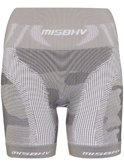 Misbhv Military Knit Cycling Shorts In Green
