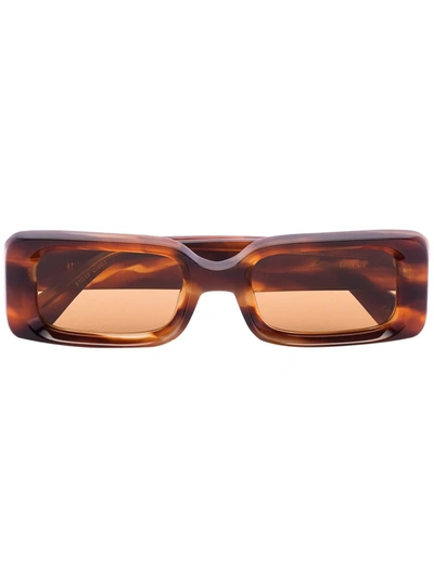 Kaleos Barbarella Tortoiseshell-acetate Sunglasses In Brown