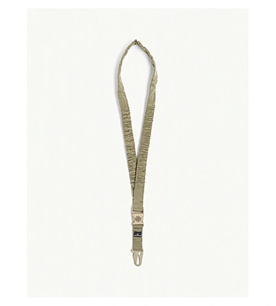 Stone Island Nylon Lanyard In Bark