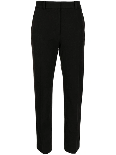 Joseph Coleman Regular-fit Mid-rise Straight Stretch-wool Trousers In Navy