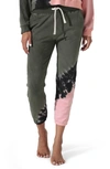 Electric & Rose Echo Wash Pacifica 7/8 Jogger In Laurel/ Melon/ Onyx