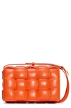 Bottega Veneta Padded Cassette Bag In Orange/ Gold