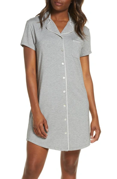 Lusome Marilyn Sleep Shirt In Light Shadow