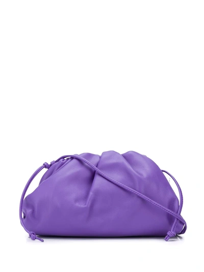 Bottega Veneta The Mini Pouch Bag In Purple