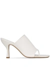 Gia Couture Perni High Heel Close Ankle Sandals In White