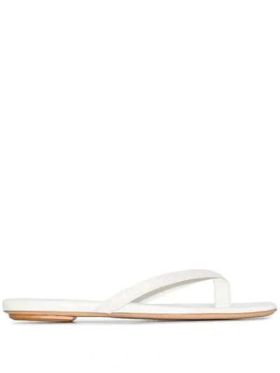 Gia Couture X Pernille Teisbaek White Perni 01 Leather Sandals