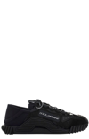 Dolce & Gabbana Canvas Ns1 Slip-on Sneakers In Black