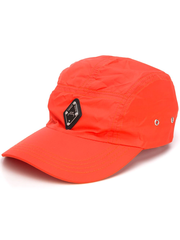 A Cold Wall A Cold Wall Rhombus Logo Cap In Red Modesens