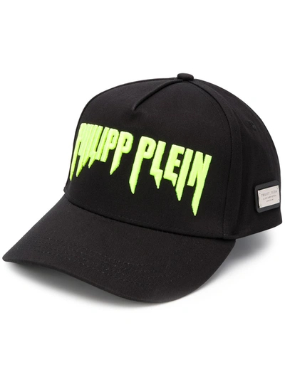Philipp Plein Logo Cap In Black