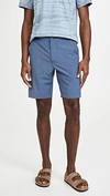 Faherty Belt Loop All Day Hybrid Shorts In Navy