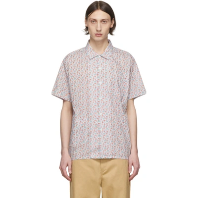 Engineered Garments Camp-collar Floral-print Cotton Shirt In Tn003