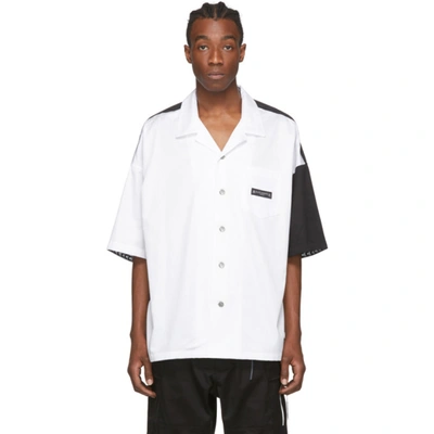 Mastermind Japan Mastermind World Black Short Sleeve Shirt In White/black
