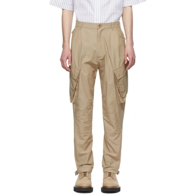 Givenchy Beige Tapered Cargo Pants In 250-beige