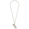 Ambush Embossed Lighter Case Necklace In Silver