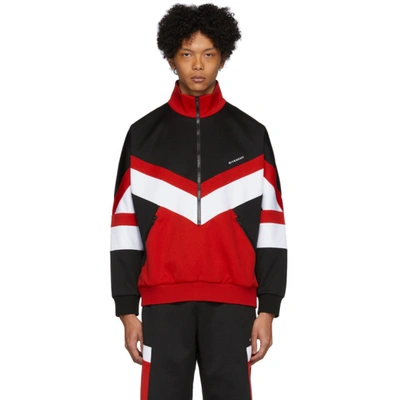 Givenchy Sweatshirt In Colour-block-optik In Black