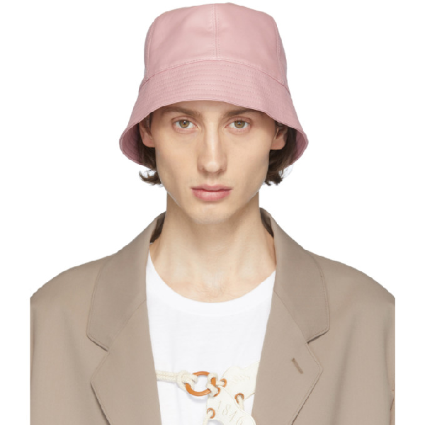 loewe leather bucket hat