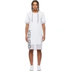 Kenzo Mesh Panel T-shirt Dress In 01 White