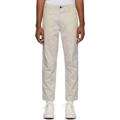 Rag & Bone Rag And Bone Taupe Franklin Trousers In 100 Wht