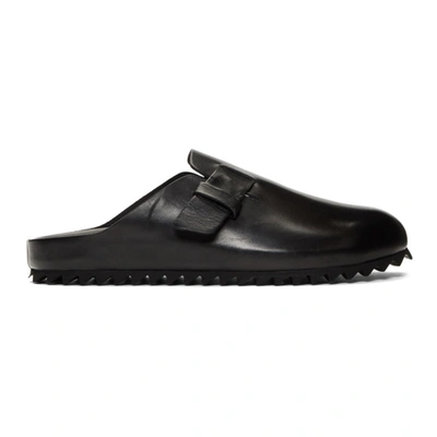 Officine Creative Black Toscano Agora 4 Sandals