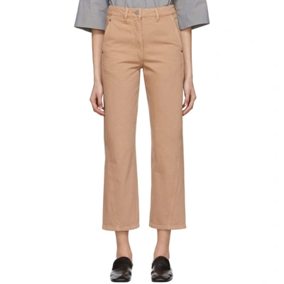 Lemaire Twisted Pant In Dusty Pink