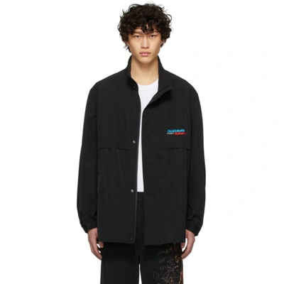 Doublet Embroidered Lightweight Jacket In Black