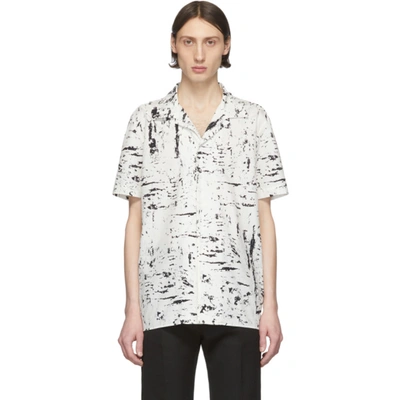 Bottega Veneta Printed Shirt With Short Sleeves In White