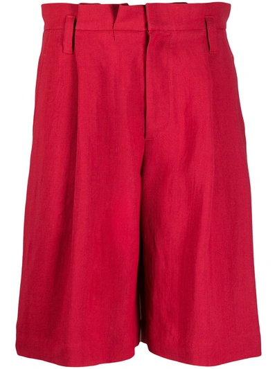 Brunello Cucinelli Tailored Shorts In Red