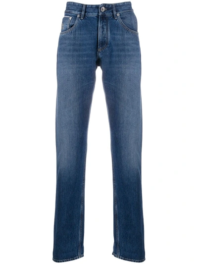 Brunello Cucinelli Straight-leg Jeans In Dark Blue