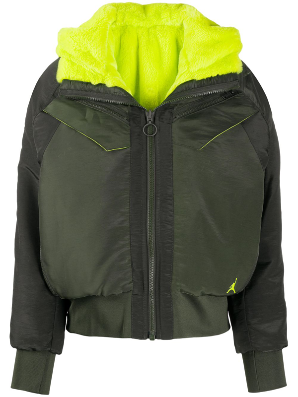 Nike Jordan Reversible Tech Bomber Jacket In Green | ModeSens