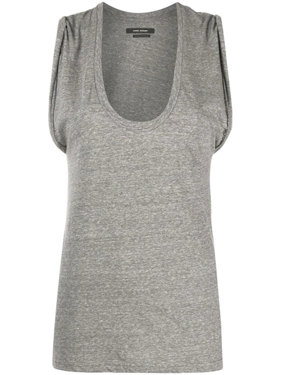 Isabel Marant Maik Topwear In Grey Cotton