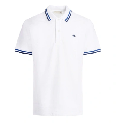 Etro Polo Regular In Ivory