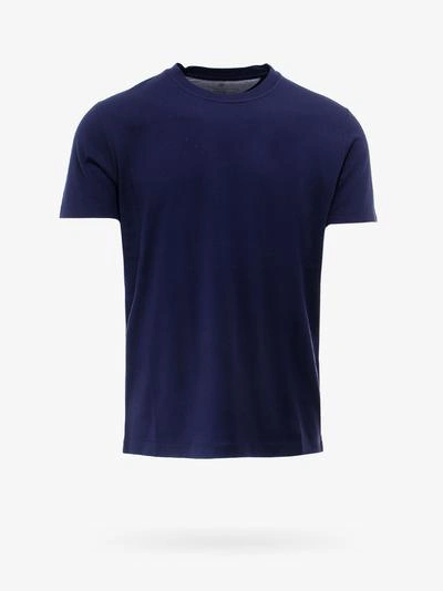 Brunello Cucinelli T-shirt In Blue
