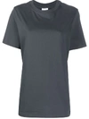 Victoria Beckham Elongated T-shirt In Grey