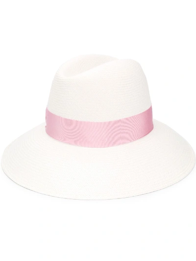 Borsalino Clodette Fedora Hat In White
