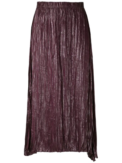Uma Raquel Davidowicz Galena Midi Skirt In Purple